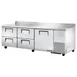True TWT-93D-4-HC 93" 3-Section Worktop Refrigerator w/ 4 Drawers & 1 Door 1 image