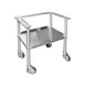 Texican TSS Portable Stand, 29" X 19" X 32", Stainless Steel Adjustable Shelf 1 image