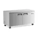 Coldline UC-60R 60" 2 Solid Door Undercounter Refrigerator, Self-Contained, 15 cu. ft. 1 image
