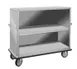 FWE UCE-315-62 Stainless Steel Queen Mary Banquet Cart w/ 3 Shelves, 15" Spacing 1 image