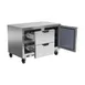 Beverage-Air UCFD48AHC-2 48" 2-Section Undercounter Freezer w/ 2 Drawers & 1 Door 3 image