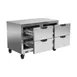 Beverage Air UCRD48AHC-4 48" Two Section Undercounter Refrigerator w/ 4 Drawers, 12 cu. ft. 3 image