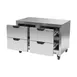 Beverage Air UCRD48AHC-4 48" Two Section Undercounter Refrigerator w/ 4 Drawers, 12 cu. ft. 4 image