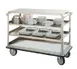 FWE UCU-412 Stainless Steel Queen Mary Banquet Cart w/ 4 Shelves, 12" Spacing 1 image