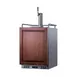 Summit SBC682PNR 24" Keg Cooler, 5.6 cu.ft Stainless, Right-Hand, 1‑Tap, 5 lb CO2 Tank, 115V ETL 1 image