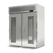 Turbo Air PRO-50H-G-RT 2-Section Roll-Thru Heated Holding Cabinet, 4 Stainless Steel Doors with Glass, 80.22 cu ft Capacity, 3000W 1 image