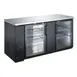U-STAR USBB-6928G 69" Back Bar Bottle Cooler by Admiral Craft w/ 2 Glass Doors, 23.3 cu. ft. 1 image