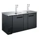 U-STAR USBD-6928/2 69" Draft Beer Cooler/Dispenser w/ 23.3 cu. ft. 3 Half Kegs, 2 Towers 1 image