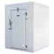 U.S. Cooler FO66FL 6' X 6' Outdoor Fastcooler Outdoor Walk-In Freezer: 5'-10 1/2" X 5'-10 1/2" X 7'-6" - With Insulated Floor with Floor, Panels Only 1 image