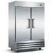 Coldline C-2FE 54" 2-Solid Door Reach-In Freezer, Bottom Mounted, 47 cu. ft., Stainless Steel Front 1 image