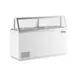 Coldline DIP-66 68" Ice Cream Dipping Cabinet w/ Curved Sneeze Guard 1 image