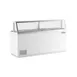 Coldline DIP-88 89" Ice Cream Dipping Cabinet w/ Curved Sneeze Guard 1 image