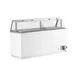 Coldline DIP-88 89" Ice Cream Dipping Cabinet w/ Curved Sneeze Guard 3 image
