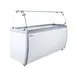 Coldline DP-560-FSG 71" Ice Cream Dipping Cabinet w/ Curved Sneeze Guard 1 image