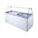 Coldline DP-560-FSG 71" Ice Cream Dipping Cabinet w/ Curved Sneeze Guard 2 image