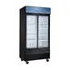 Coldline G40S-B 40" Glass Door Refrigerator, 33.5 cu ft, Black Exterior, R290, Temp Control 1 image