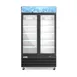 Coldline G48-B 48" 2‑Section Merchandiser Refrigerator, 26.8 cu ft, Black, R290, LED, 1/2 HP, 115V 2 image