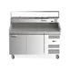 Coldline PDR-60-SG 60" 2-Door Refrigerated Pizza Prep Table, 6 1/3 Size Pans 2 image