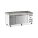 Coldline PDR-80 79" Refrigerated Pizza Prep Table, 3 Doors, Marble Top, 20.2 cu. ft. 1 image
