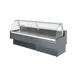 Coldline SDC98 99" Double Duty Curved Refrigerated Meat Display Case 1 image