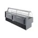 Coldline SDC98 99" Double Duty Curved Refrigerated Meat Display Case 2 image