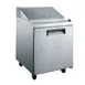 U-Star USSL-1D 27" One Section Salad/Sandwich Prep Table w/ 1 Door, 6 Pan, 6 cu. ft. 1 image