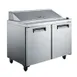 U-Star USSL-2D 47" Two Section Salad/Sandwich Prep Table w/ 2 Doors, 12 Pan, 12 cu. ft. 1 image
