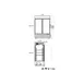 Valpro VP2F-48 54" 2 Glass Door Freezer Merchandiser, White or Black, 48 cu. ft. 2 image