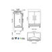 Valpro VP2F-HC 53.90" 2-Solid Door Reach-In Freezer, Bottom Mount, 49 cu. ft., Stainless Steel 3 image