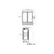 Valpro VP2R-48-HC 54" 2-Section Merchandiser Refrigerator w/ Swing Glass Door, 48 cu. ft. 2 image