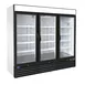 Valpro VP3F-72FDVHC 81" 3 Glass Door Freezer Merchandiser in White, 72 cu. ft. 1 image
