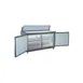 Valpro VP60S-HC 61" 2-Door Sandwich and Salad Prep Table, 16 Pans, Stainless Steel 2 image