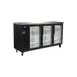 Valpro VP72G 73" Refrigerated Back Bar Cabinet w/ 17 Cu Ft, 3 Glass Doors, 6 Shelves, Digital 1 image