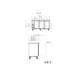 Valpro VP72G 73" Refrigerated Back Bar Cabinet w/ 17 Cu Ft, 3 Glass Doors, 6 Shelves, Digital 2 image