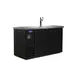 Valpro VPBD2-1 49" Draft Beer Cooler w/ 2 Kegs, 10.45 cu. ft., 1 Dual-Tap Tower, Black 1 image