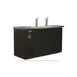 Valpro VPBD2-2 49" Draft Beer Cooler w/ 2 Kegs, 10.45 cu. ft., 2 Single-Tap Towers, Black 1 image
