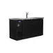 Valpro VPBD3-1 61" Draft Beer Cooler w/ 2 Kegs, 14.16 cu. ft., 1 Dual-Tap Tower, Black 1 image