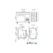 Valpro VPP47-HC 47" 1-Section Refrigerated Pizza Prep Table w/ 1 Door, 6 Pans, 12 cu. ft. 3 image