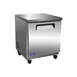 Valpro VPUCF27 28" 1-Door Undercounter Freezer, Stainless Steel Exterior, 6.5 cu. ft., Digital Thermostat with LED 1 image