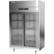Victory DRSA-2D-S1-LD-HC 52" Two Section Reach-In Refrigerator w/ 2 Sliding Full Glass Doors, Aluminum Interior, 45 cu. ft. 3 image