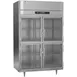 Victory FS-2N-S1-HG-HC 58" 4-Half Glass Door 2-Section Reach-In Freezer, Top Mounted, 41 cu. ft., Stainless Steel 3 image