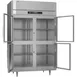 Victory FS-2N-S1-HG-HC 58" 4-Half Glass Door 2-Section Reach-In Freezer, Top Mounted, 41 cu. ft., Stainless Steel 4 image
