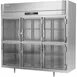 Victory FSA-3D-S1-EW-HG-HC 85.5" 3-Section Reach-In Freezer, 6 Half Glass Doors, Top Mounted, 74 cu. ft., Stainless Steel 1 image