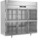 Victory FSA-3D-S1-EW-HG-HC 85.5" 3-Section Reach-In Freezer, 6 Half Glass Doors, Top Mounted, 74 cu. ft., Stainless Steel 3 image