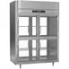 Victory RS-2D-S1-EW-PT-HG-HC 2-Section Wide Pass-Thru Refrigerator w/ 8 Glass Swing Half Doors, Stainless Steel, 53 cu. ft. 3 image