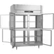Victory RS-2D-S1-EW-PT-HG-HC 2-Section Wide Pass-Thru Refrigerator w/ 8 Glass Swing Half Doors, Stainless Steel, 53 cu. ft. 5 image