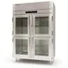 Victory RS-2N-S1-HD-GD-HC 58" 2-Section Reach-In Refrigerator w/ 4 Glass Swing Half Doors, Stainless Steel, 41.35 cu. ft. 1 image