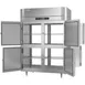 Victory RSA-2D-S1-EW-PT-HD-HC 2-Section Wide Pass-Thru Refrigerator w/ 8 Solid Swing Half Doors, Aluminum Interior, 53 cu. ft. 3 image
