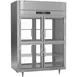 Victory RSA-2D-S1-EW-PT-HG-HC 2-Section Wide Pass-Thru Refrigerator w/ 8 Glass Swing Half Doors, 53 cu. ft. 1 image