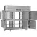 Victory RSA-3D-S1-EW-PT-HD-HC 3-Section Wide Pass-Thru Refrigerator w/ 12 Solid Swing Half Doors, Aluminum Interior, 80 cu. ft. 4 image